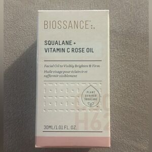 Biossance Squalane + Vitamin C Rose Oil  Brightening and Firming Face Oil